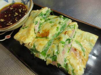 ニラ入ちぢみ