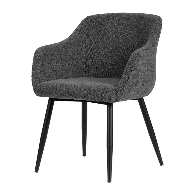 ダイニングチェア チェア イス ブークレ おしゃれ 北欧 ホテルライク ラウンジチェア アイアン 椅子 ブークレチェア | MODERN DECO | 02