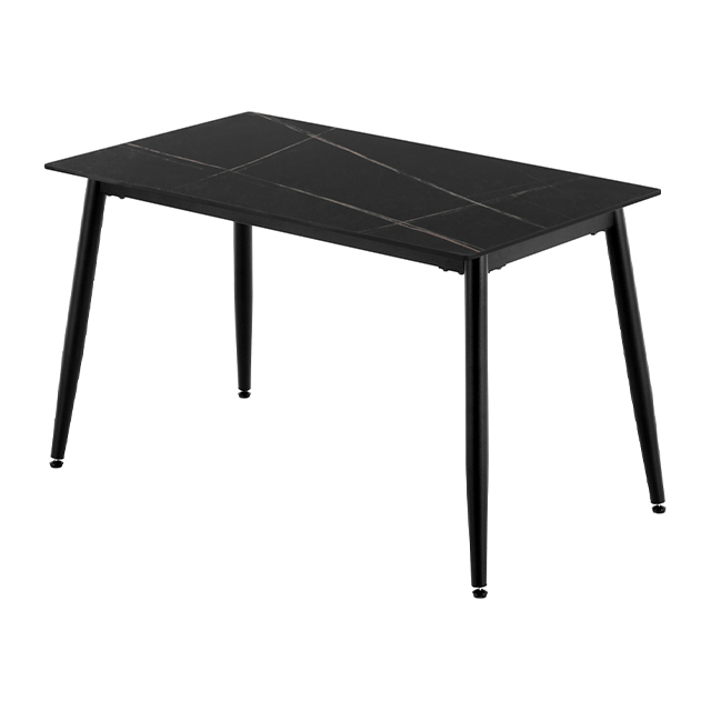 【美品】セラミック　ダイニングテーブル（120cm×75cm） MODERN DECO ダイニングテーブル セラミックテーブル 大理石調