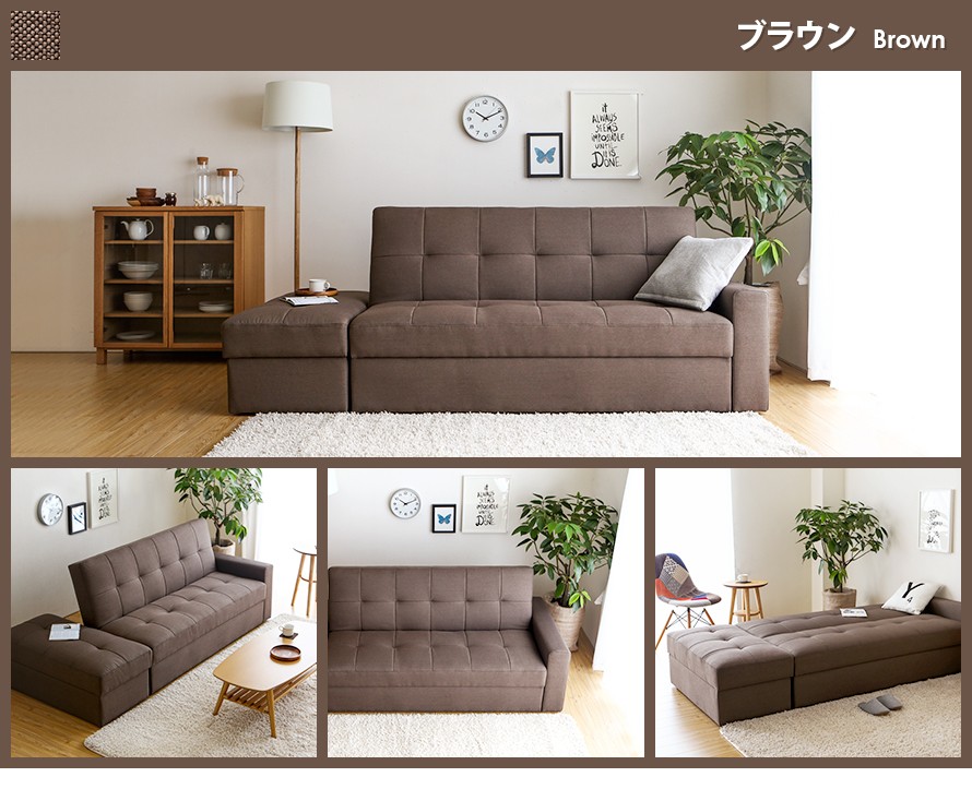オットマン ソファー ソファ 2人掛け 収納付 ソファベッド カウチソファ ロー L字 オットマン 北欧 モダンデコ モダンデコ - 通販 - PayPayモール グレー