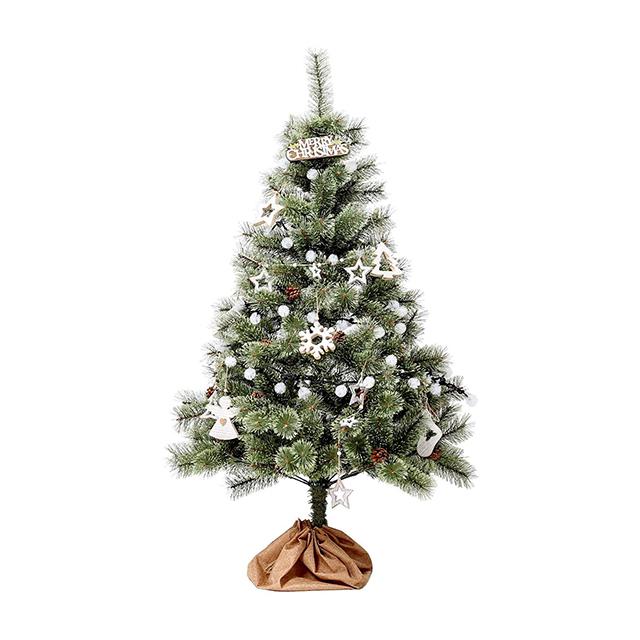 クリスマスツリー 150cm おしゃれ 北欧 オーナメントセット LED イルミネーションライト 電飾 足元スカート｜don2｜02
