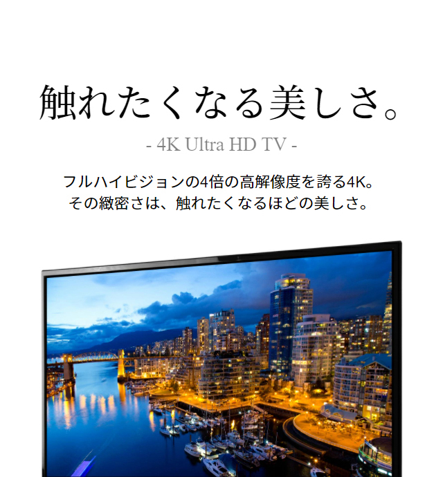 10/17最大P16％】 HDR搭載 55V型 テレビ TV 4KTV 4K液晶TV 4K対応テレビ 4K対応TV 液晶テレビ 液晶TV  外付けハードディスク録画機能付き モダンデコ 1年保証 : hle-5501k : モダンデコ - 通販 - Yahoo!ショッピング