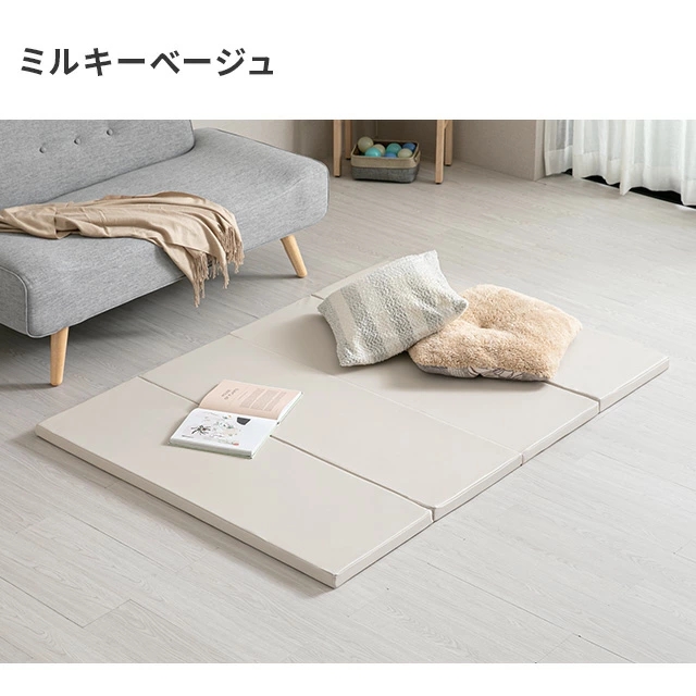 プレイマット 赤ちゃん 折りたたみ 抗菌 防水 厚手 防音 お手入れ簡単