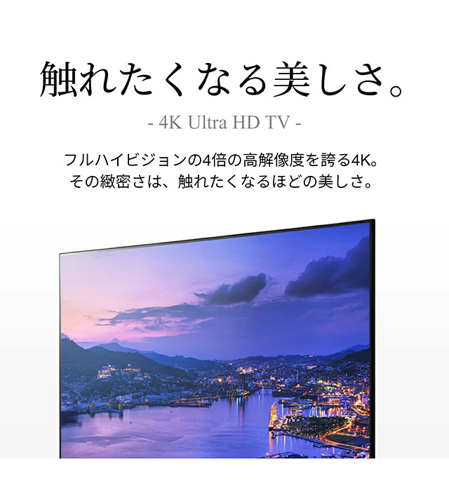 ORION テレビ 55型 4K 4Kチューナー内蔵 液晶テレビ 55インチ HDR対応