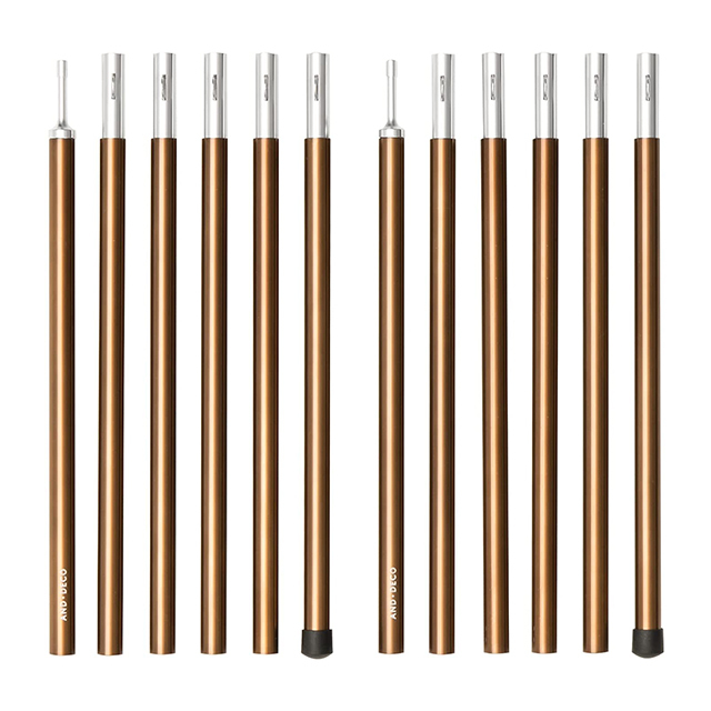 AND・DECO ヘキサータープ用 テントポール 180cm 6本連結 2