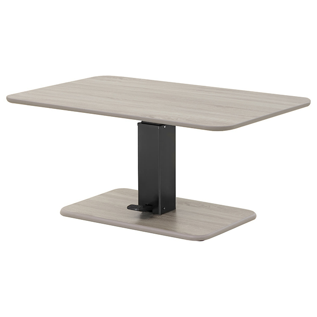 昇降テーブル 高さ54.5cm〜70.5cm 幅120cm 昇降式テーブル ダイニング テーブル 脚 高さ調節 伸縮 ローテーブル センターテーブル