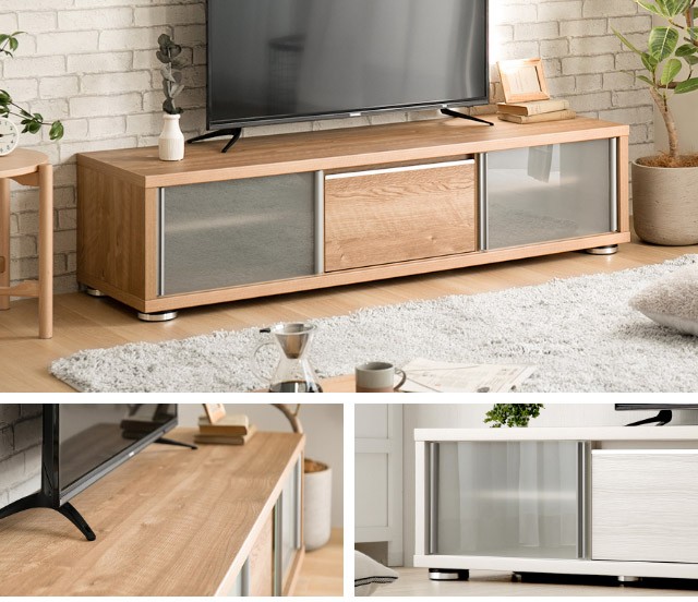 MODERN DECO テレビ台 おしゃれ 150cm ローボード テレビボード