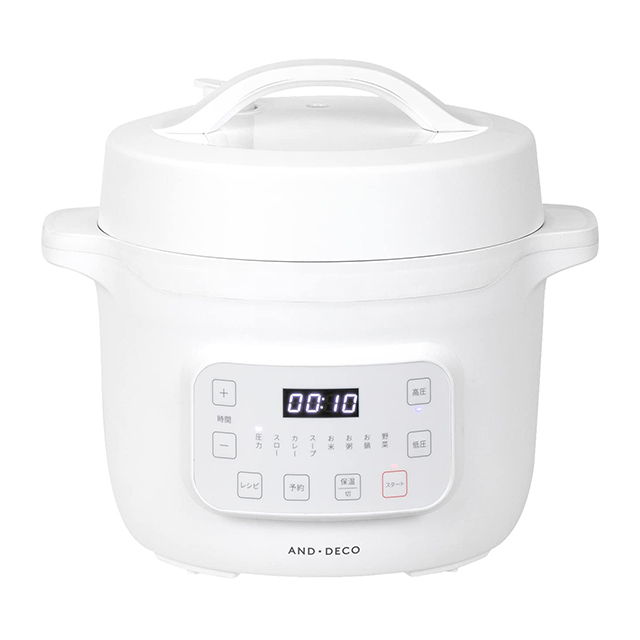turn on life ホワイト炊飯器 電気圧力鍋 - 炊飯器・餅つき機買う