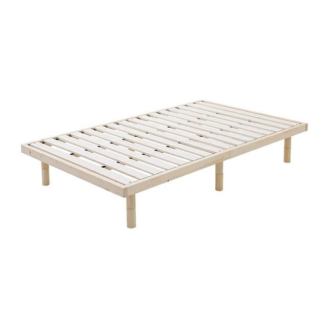 ベッド すのこベッド ベッドフレーム Cuenca シングルベッド フレーム 木製 Sサイズ ナチュラル 北欧 モダンデコ｜don2｜02
