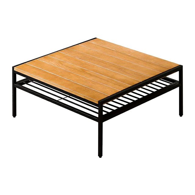 センターテーブル ローテーブル 80cm リビングテーブル 正方形 木製 無垢材 ヴィンテージ テー...