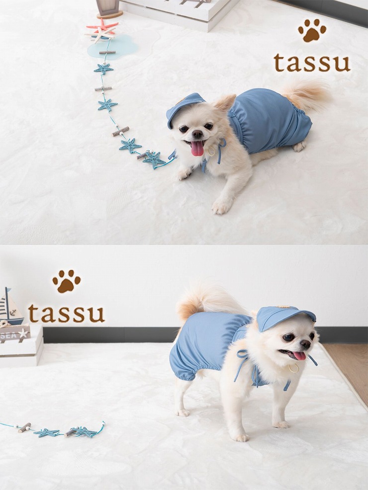 ペット用カバーオール Sサイズ 濡らして ひんやり 冷たい COOL CLOTH
