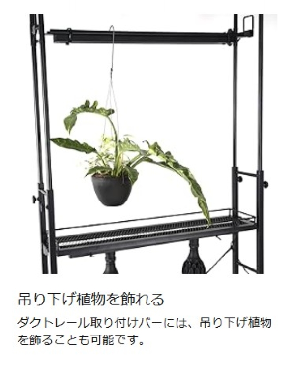 ビビラボ（BIBILAB） ビザールプランツラックスリム LPR-180-BK 植物