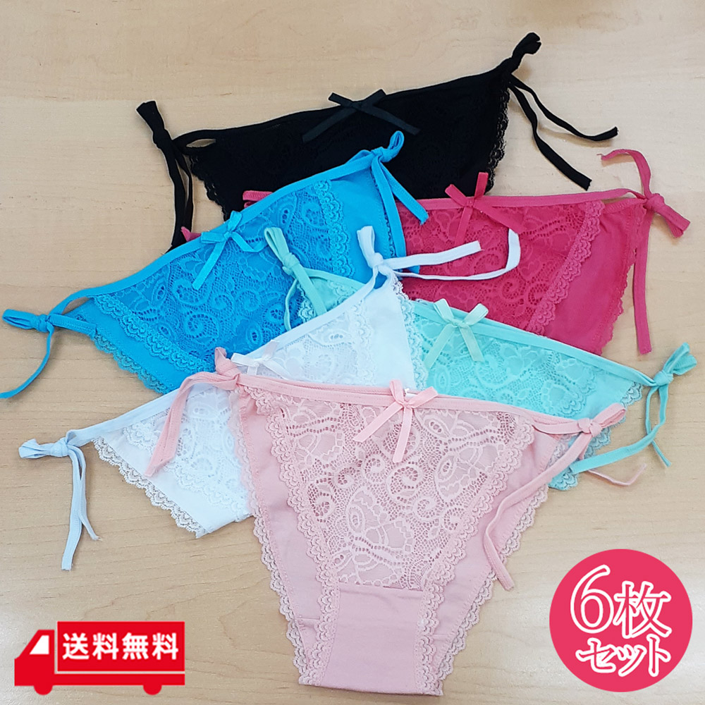 20セット】紐パン 6枚セット M 男性可セクシーレース下着 パンツ