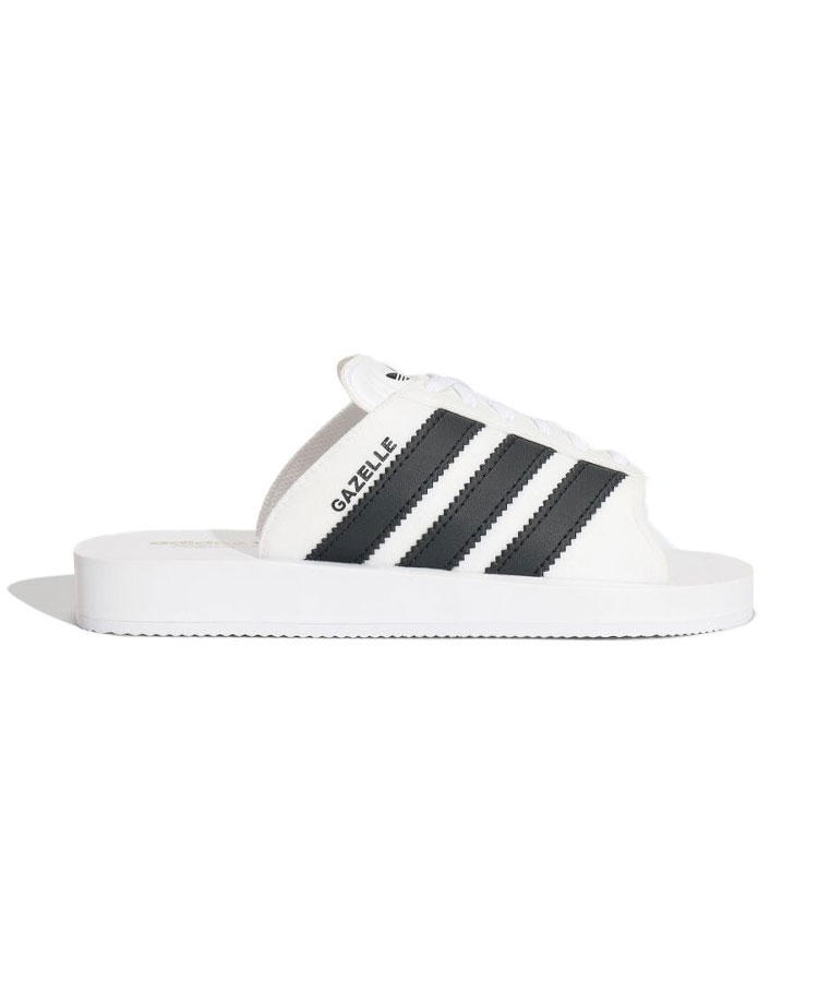 アディダス adidas ガゼル ビーチスライド Gazelle Beach Slides JQ7420 JQ7421 JQ7423 サンダル レディース メンズ シューズ スエード ホワイト ブラック 新作 | DONOBAN | 01