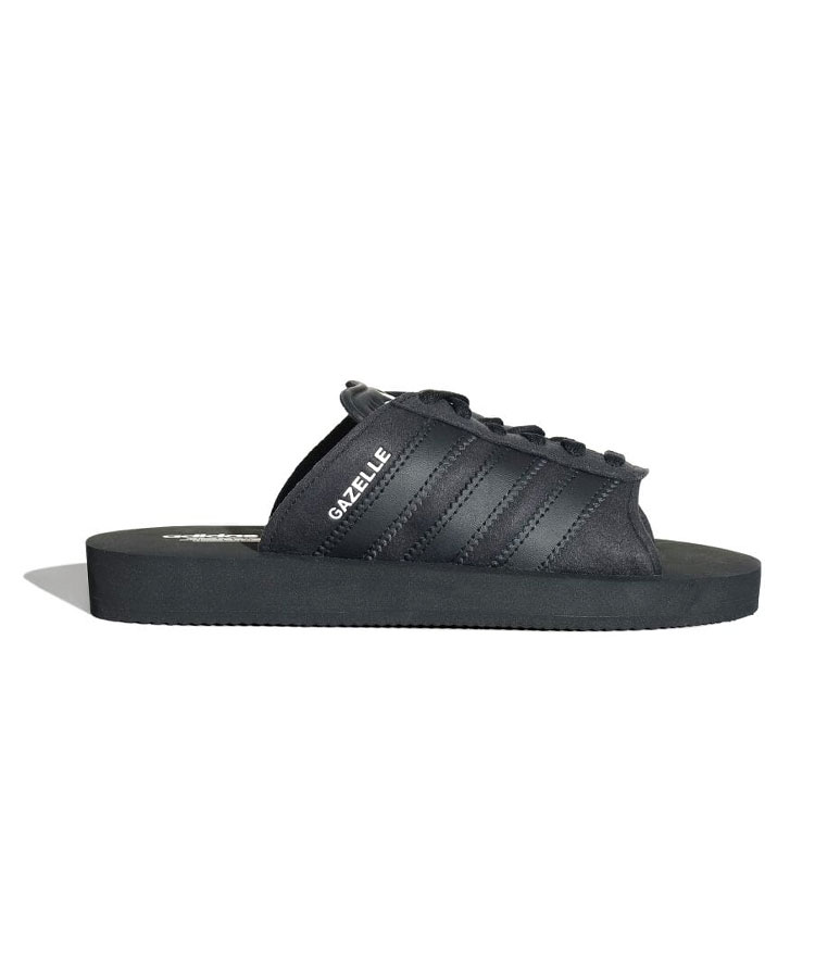 アディダス adidas ガゼル ビーチスライド Gazelle Beach Slides JQ7420 JQ7421 JQ7423 サンダル レディース メンズ シューズ スエード ホワイト ブラック 新作 | DONOBAN | 03