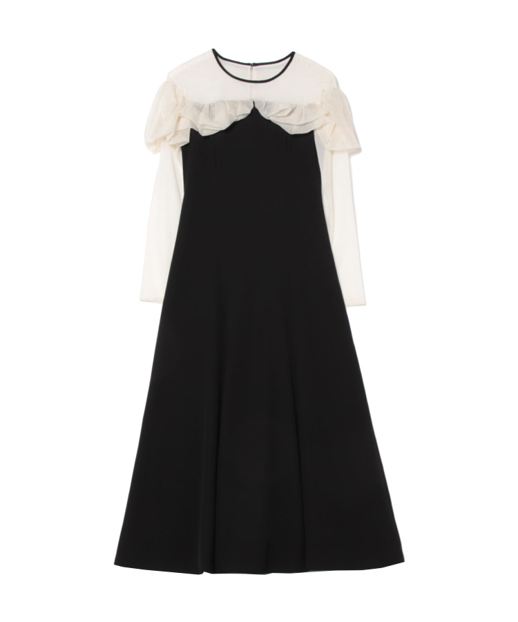 レディース ワンピース ドレス frills flare dress ANDRESD