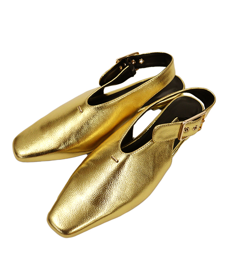 レディース パンプス 靴 buckle strap flat shoes ANDRESD