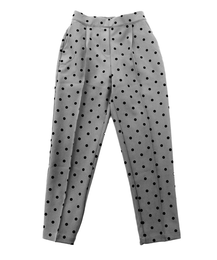 DONOBAN レディース ボトムス パンツ フロッキー ドット