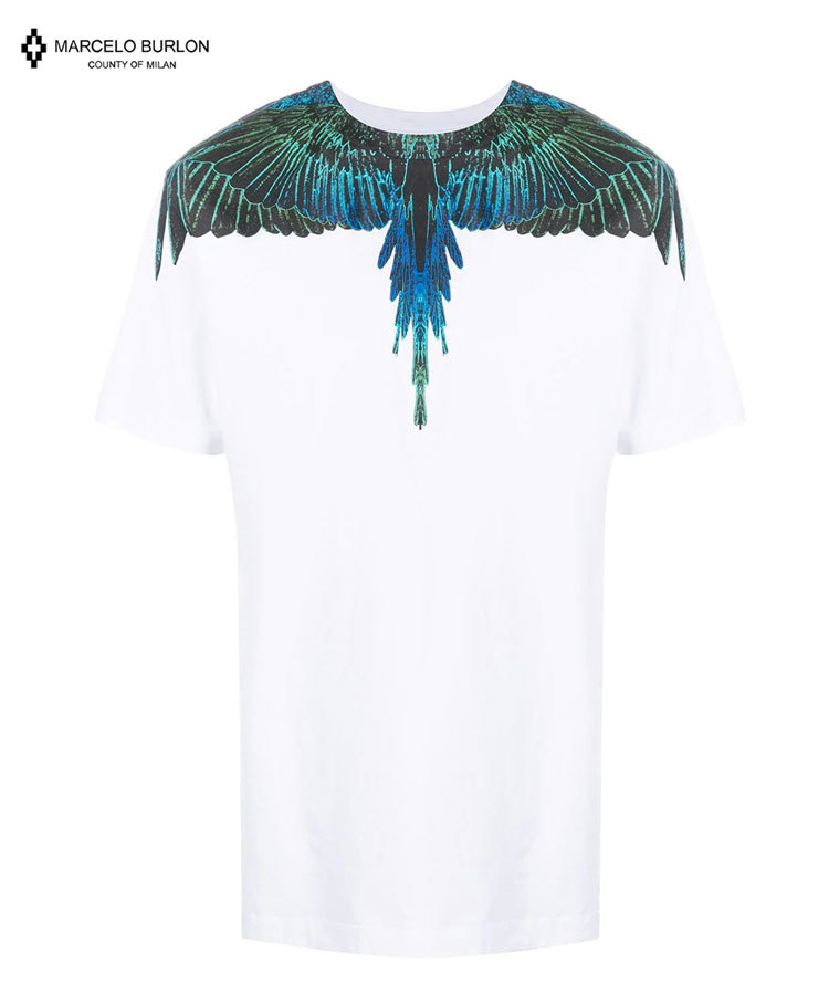 品質は非常に良い County Burlon Marcelo バーロン マルセロ Of Tシャツ Wings Astral トップス カットソー Tシャツ メンズ Milan Tシャツ カットソー Www Williamssound Com