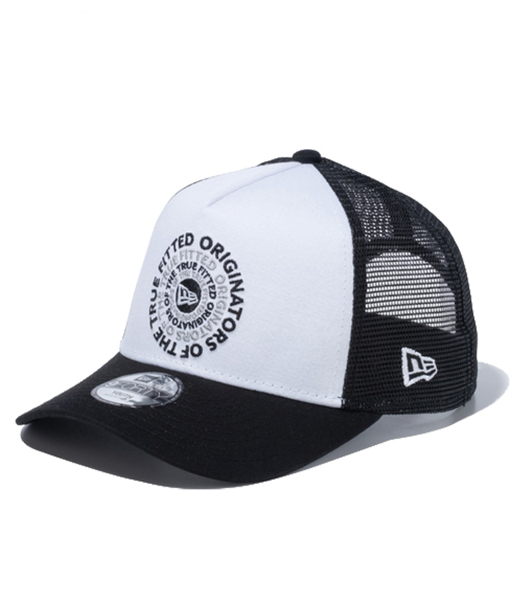 NEW ERA ニューエラ キッズ キャップ Kid's Youth 9FORTY A-Frame トラッカー Circle OOTTF ブラック ホワイト 14111918 14111917 メッシュキャップ｜donoban｜03