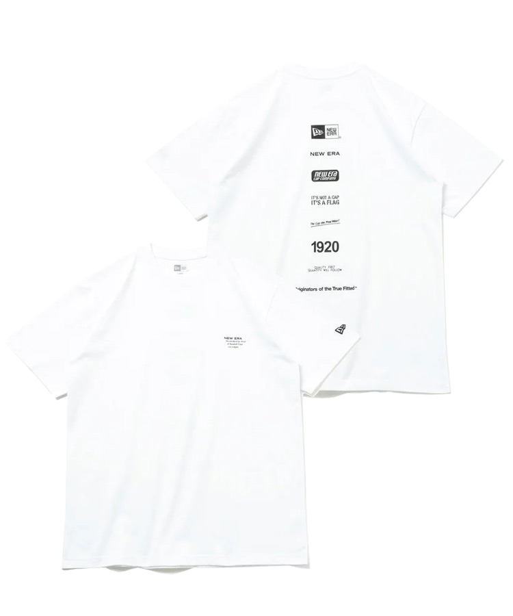 NEW ERA ニューエラ 半袖 コットン Tシャツ Archive Logo レギュラーフィット ホワイト 14121925 オリジナル メンズ レディース ユニセックス レギュラー｜donoban｜02