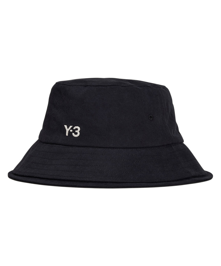 Y-3 ワイスリー メンズ ハット STRIPES BUCKET HAT ブラック