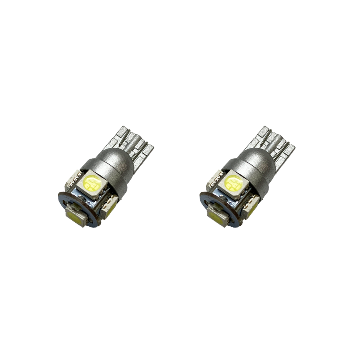 T10 バルブ LED 5連 純白色/電球色 ポジションランプ ナンバー灯 2個｜dopest-2nd