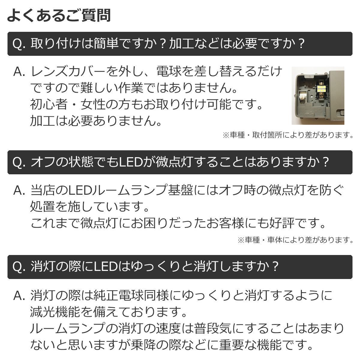 フォレスター LEDルームランプセット SJ系 アイサイト有り｜dopest-2nd｜11
