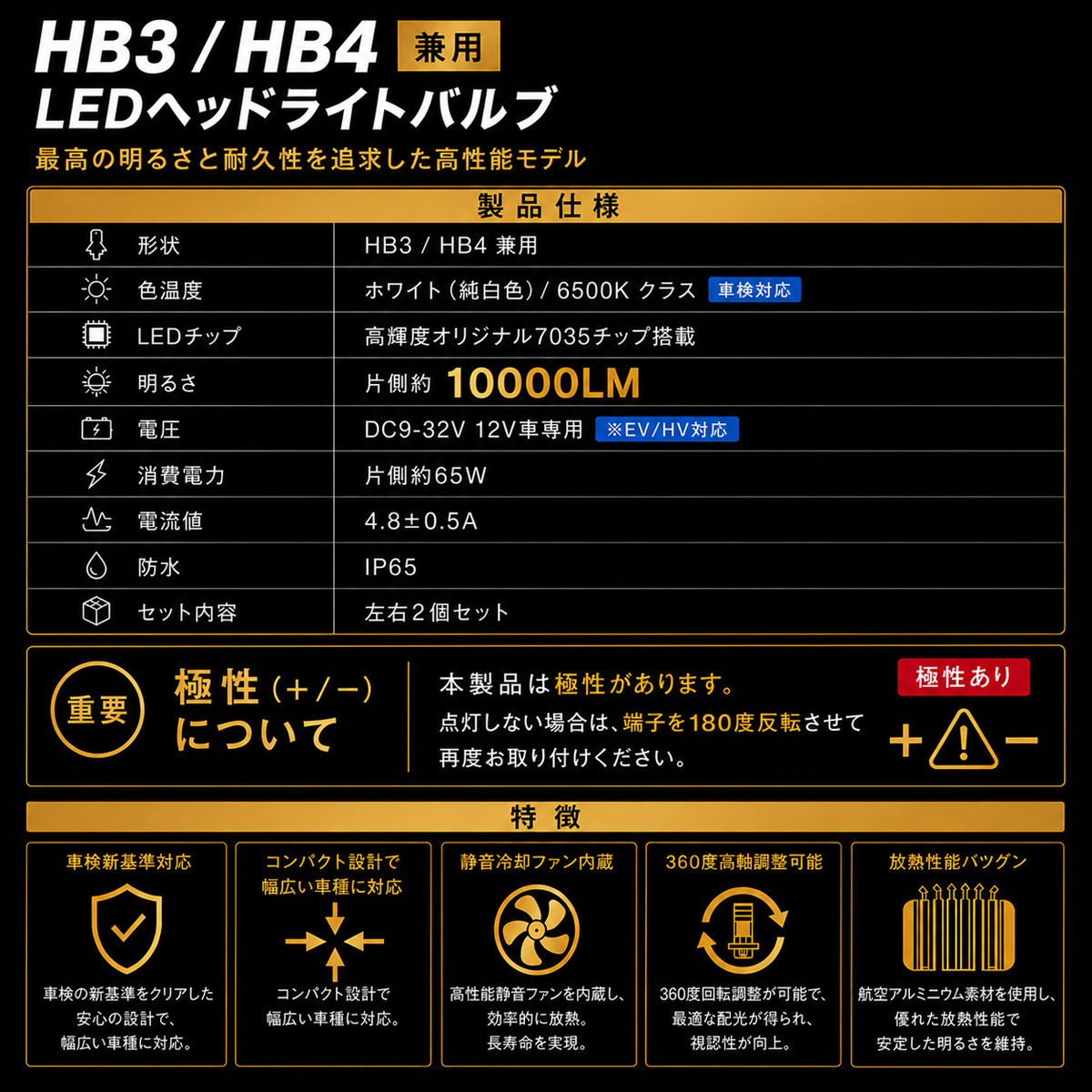 Dopest（ドーペスト） LEDヘッドライト HB3 ムーヴ コンテ カスタム 