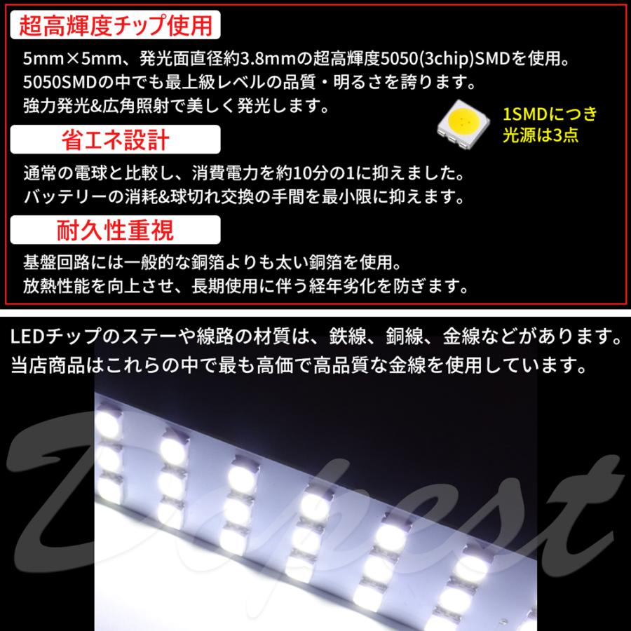 ライフ Gタイプ LEDルームランプセット JC1/2系 車内 車種別｜dopest｜08