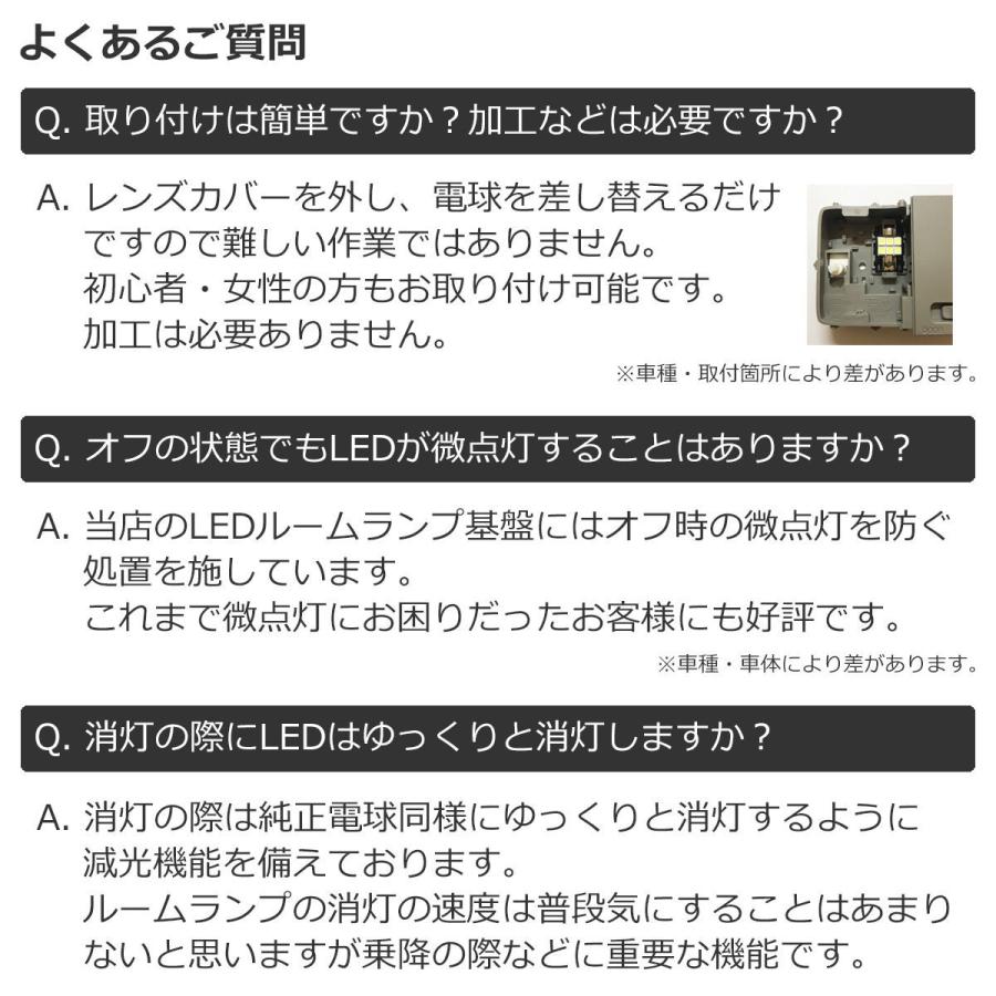 ライフ Gタイプ LEDルームランプセット JC1/2系 車内 車種別｜dopest｜09