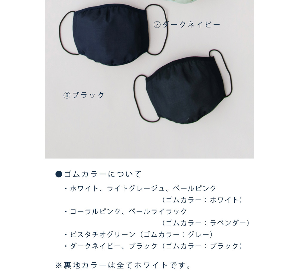 夏マスク ふつうサイズ 大きめサイズ
