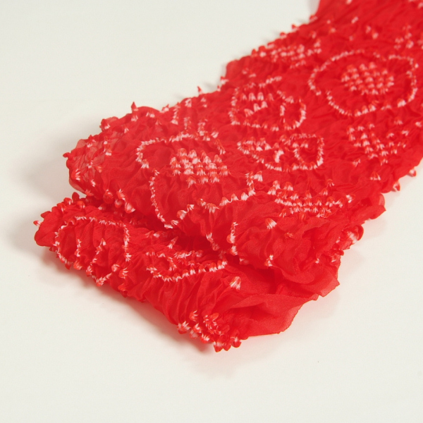 七五三 着物用 子ども 女の子 ナイロン生地 帯揚げ 本絞りタイプ 和装着付け小物 全7色 | 京美 | 01