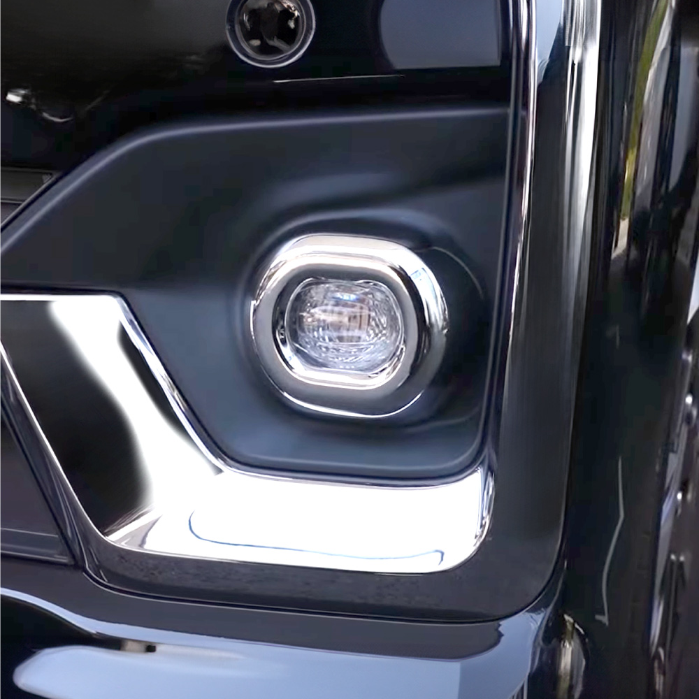 スペーシアカスタム MK94S MK54S フロントフォグランプガーニッシュ 2P