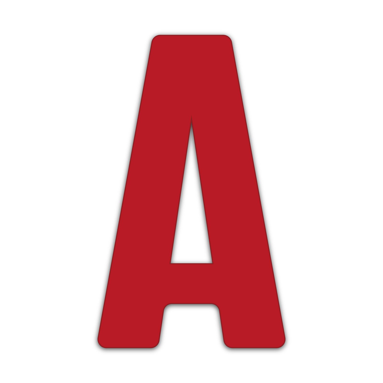 フロントグリルカバー用 アクリル アルファベット ロゴ エンブレム レッド ホワイト 1個売り カスタム パーツ アクセサリー |  | 01