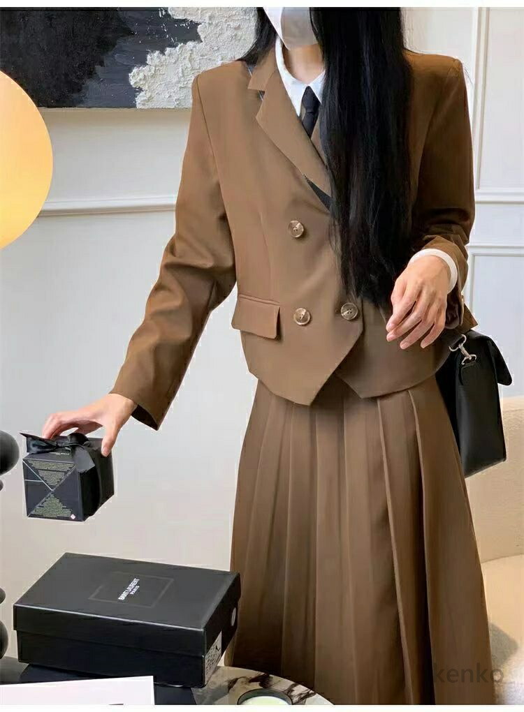 卒業式ブラウン フォーマルスーツセット150cm 160cm 送料無料】卒業式 スーツ 女の子 卒服 160cm 小学生 入学式 フォーマル