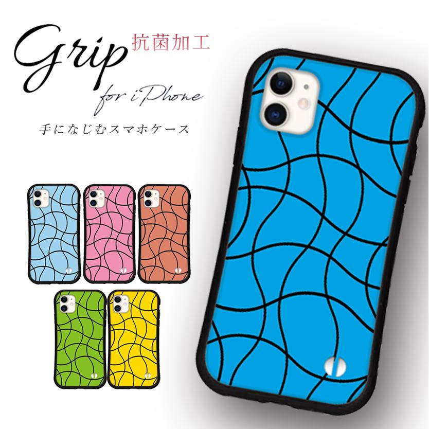 iphoneケース 韓国 カラフル トレンド iphone 16 15 16e 14 Pro max 13 12 mini 8 7 se スマホ 携帯 カバー グリップ ケース アイフォン iface 風 抗菌 日本製 | iPhone