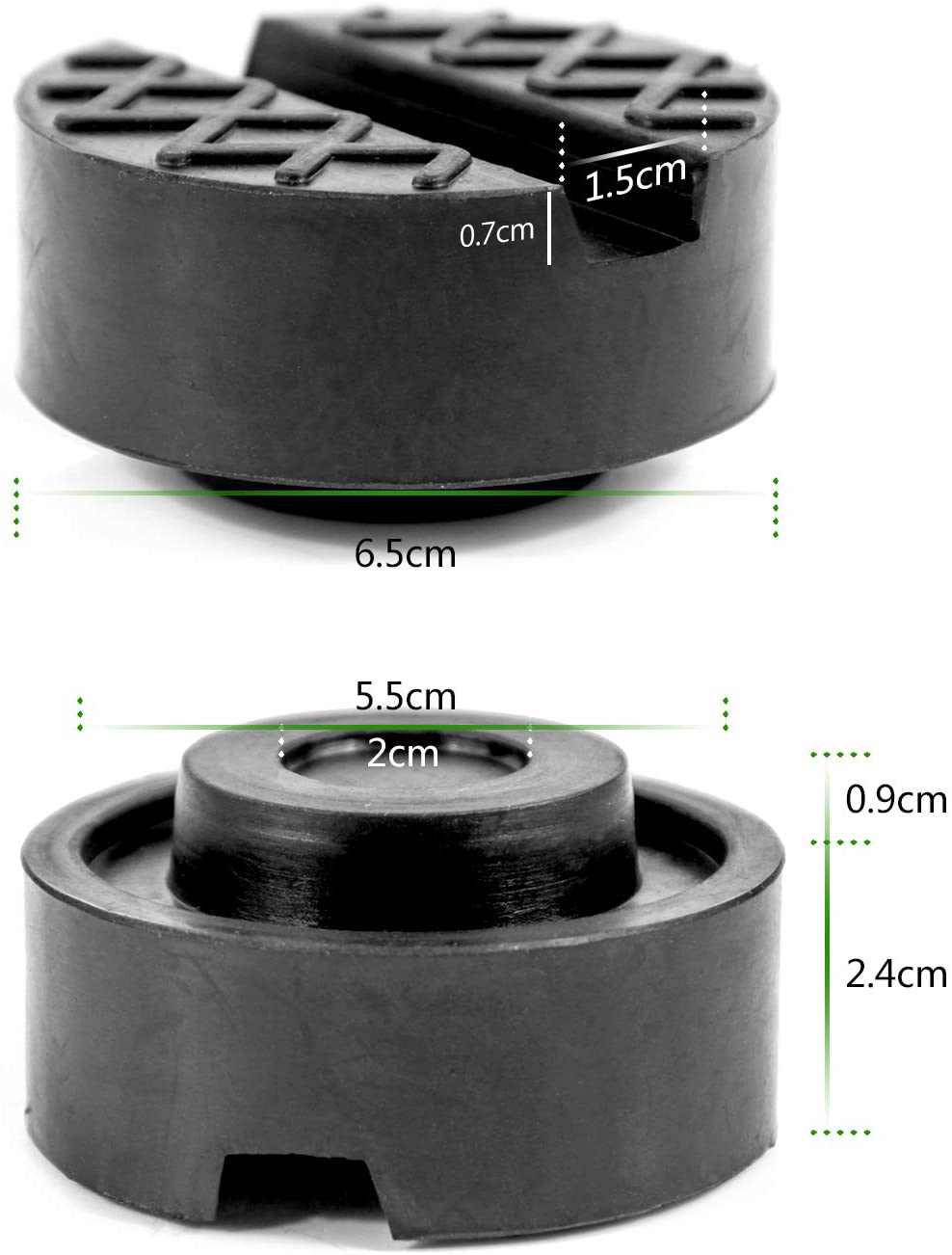 ジャッキパッド 1個 65mm x 24+0.9mm 汎用ジャッキアタッチメント ゴム