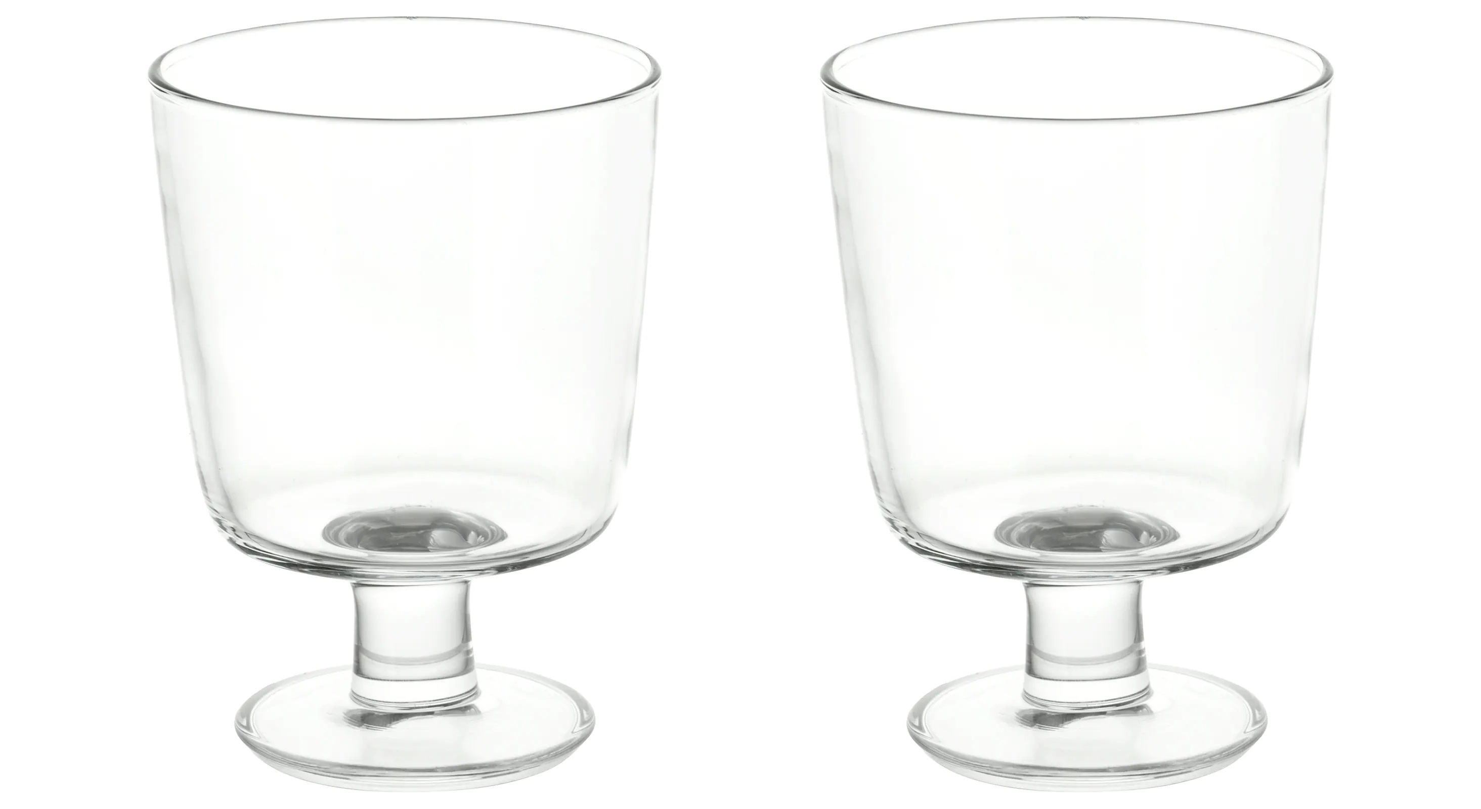 イケア（IKEA） 365+ ゴブレット クリアガラス 30cl 2個セット 強化