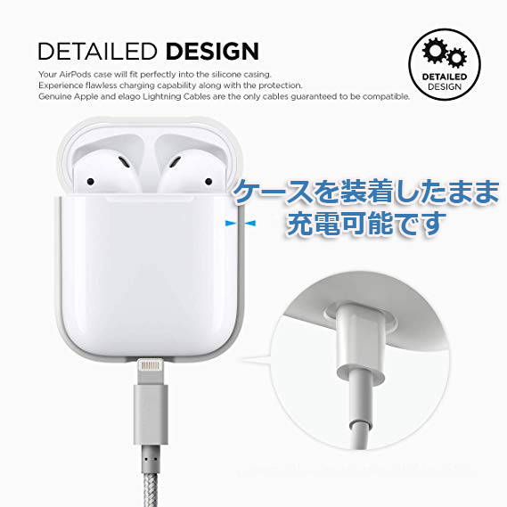 AirPods カバー ケース 蛍光 光る 蓄光 夜光 かわいい airpods