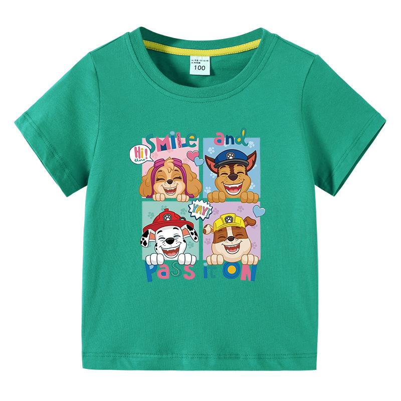 送料無料Tシャツ 半袖 パウパトロール キッズ ベビー トップス 子供服 子ども ジュニア 男の子 女の子 通園 通学 夏 コットン 綿｜dotto-ribon｜07