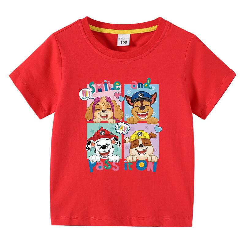 送料無料Tシャツ 半袖 パウパトロール キッズ ベビー トップス 子供服 子ども ジュニア 男の子 女の子 通園 通学 夏 コットン 綿｜dotto-ribon｜09