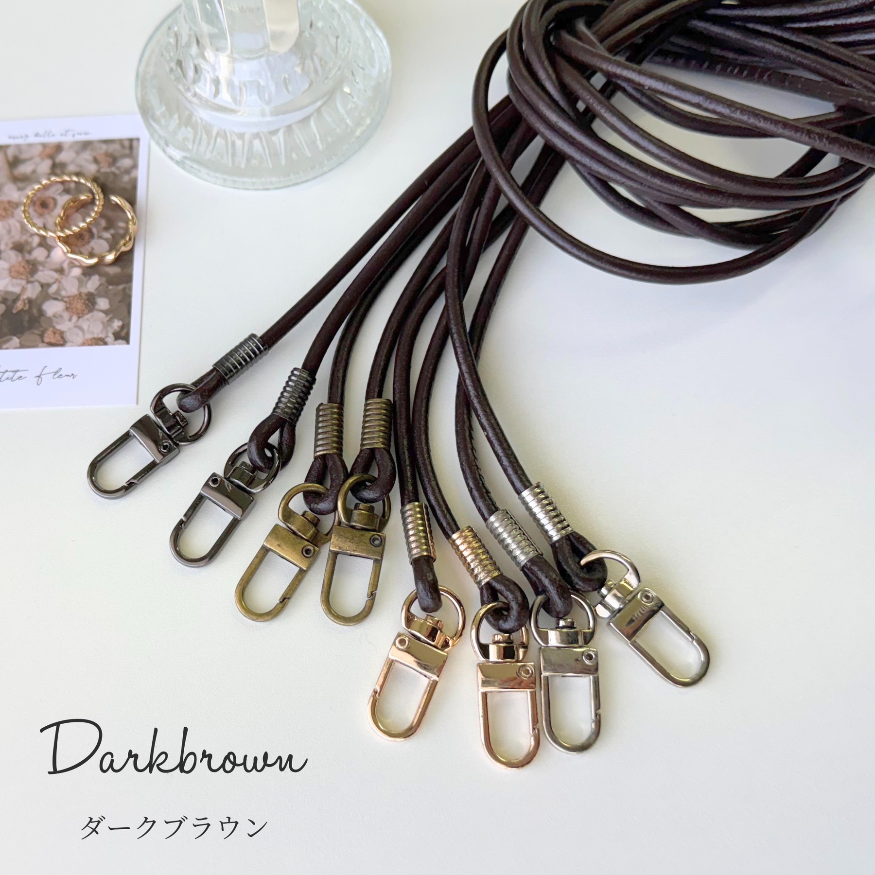 ショルダーストラップ ストラップホルダー スマホポーチ 牛革 レザー