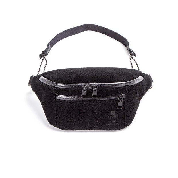 アッソブ AS2OV ボディバッグ ファニーパック ウェータープルーフ スウェード WATER PROOF SUEDE FANNY PACK 091752 爆買 | AS2OV | 01