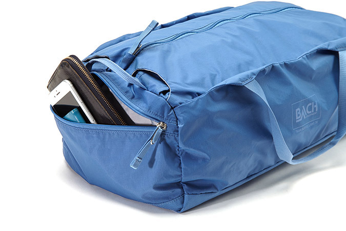 アニエスベーBACH MAGIC DUFFEL ブラック　2WAY仕様 BACH バッハ ボストンバッグ 2WAY リュック パッカブル 軽量