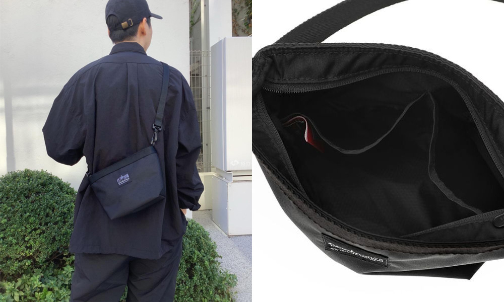 財布やスマートフォンなど、必要最低限の小物をコンパクトに収納