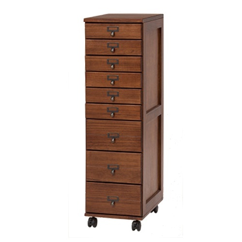 書類棚 引き出し 書類 収納 整理 チェスト ワゴン キャスター付き 木製