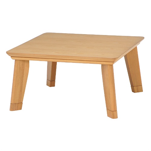 こたつ こたつテーブル 正方形 コタツ 80×80 薄型 フラットヒーター