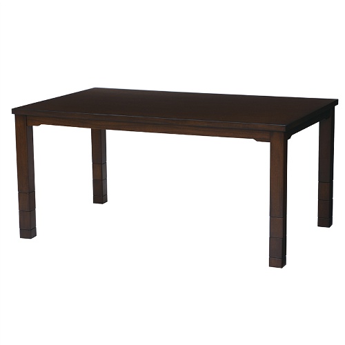 こたつテーブル ハイタイプ 150 高さ調節 こたつダイニングテーブル