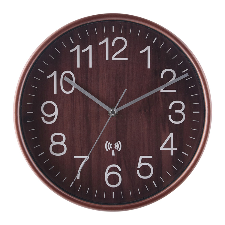 【カチカチ音なし】電波時計 壁掛け おしゃれ 北欧 掛け時計 木製 オシャレ 電波 掛時計 静音 かけ時計 アナログ 可愛い 安い｜double-oo｜02